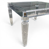 Super quality 1970's perspex side table by Fabian Art .