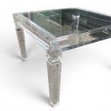 Super quality 1970's perspex side table by Fabian Art .