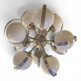 1960's Chrome sputnik chandelier.