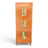 Mid century Italian bookcase and matching side cabinets.