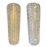 A pair of 1970's Murano glass wall lights