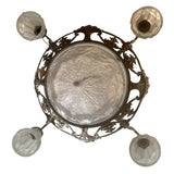 1930's French Art Deco chandelier .