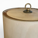 Pair of Large classical 1960's brass column lamps .