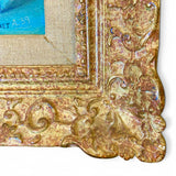 Framed early twentieth century expressionist  still life .