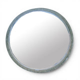 Circular 1970's back lit resin mirror.