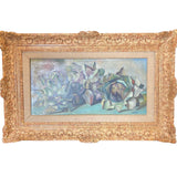 Framed early twentieth century expressionist  still life .