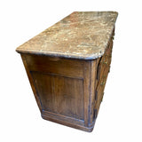 Stunning french 18th century marble top commode .