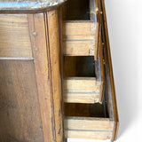 Stunning french 18th century marble top commode .