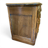 Stunning french 18th century marble top commode .