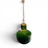 Attractive 1960's green Murano glass pendant light.