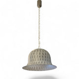 1970's German glass pendant light by Peill & Putzler with Murano glass shade.