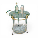 Unusual  Italian 1970's  drinks trolley with perspex legs.