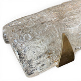 Pair of  large vintage Murano glass wall lights .