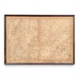 Large antique framed map