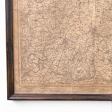 Large antique framed map