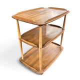 Vintage 3 Tier Ercol Elm & Beech Drinks Trolley.