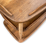 Vintage 3 Tier Ercol Elm & Beech Drinks Trolley.