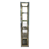 A  fabulous Pair of tall 1970's display units designed by Renato Zavi .