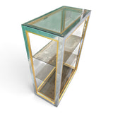A  fabulous Pair of low 1970's display units designed by Renato Zavi .