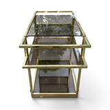 Stylish 1970's  drinks trolley by Renato Zavi.