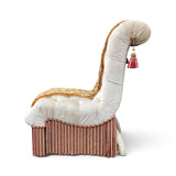Pair of decorative early twentieth century slipper chairs.