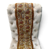 Pair of decorative early twentieth century slipper chairs.