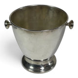 Signed Italian mid century silver plated ice bucket