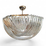 Large ,Murano glass ,Triedri plafonier.