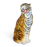 Large Italian mid century sculpture of a tiger.
