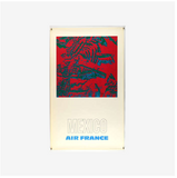 1970's Air France travel poster promoting Mexico and designed by Raymond Pages