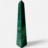 Malachite obelisk.