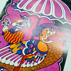 Original Ivan Ripley psychedelic poster for the big o poster company.