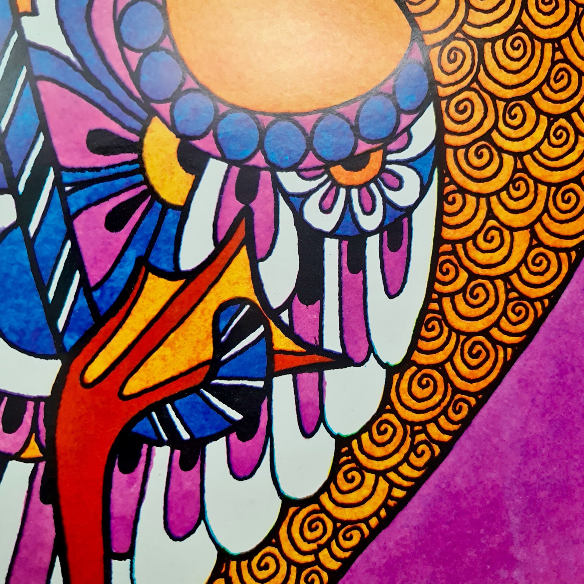 Original Ivan Ripley psychedelic poster for the big o poster company.