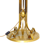 Elegant, bronze, French Art deco floor lamp. Circa 1920.
