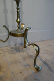 X Brass floor lamp