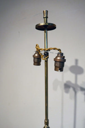 X Brass floor lamp