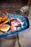 X Ceramic Lobster Plate