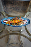 X Ceramic Lobster Plate