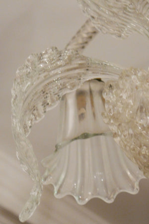 X 1930 s Murano Glass Chandelier