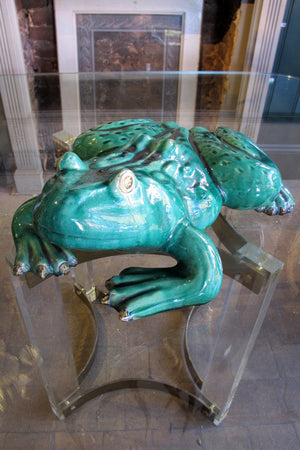 X Large Ceramic Frog Sculpture