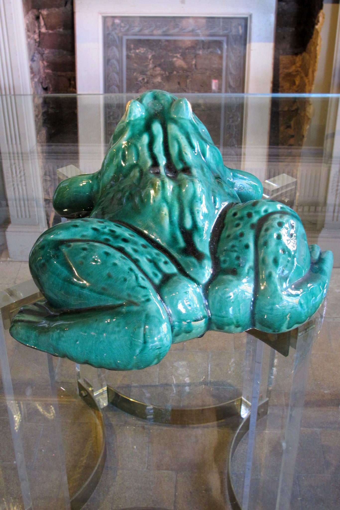 X Large Ceramic Frog Sculpture