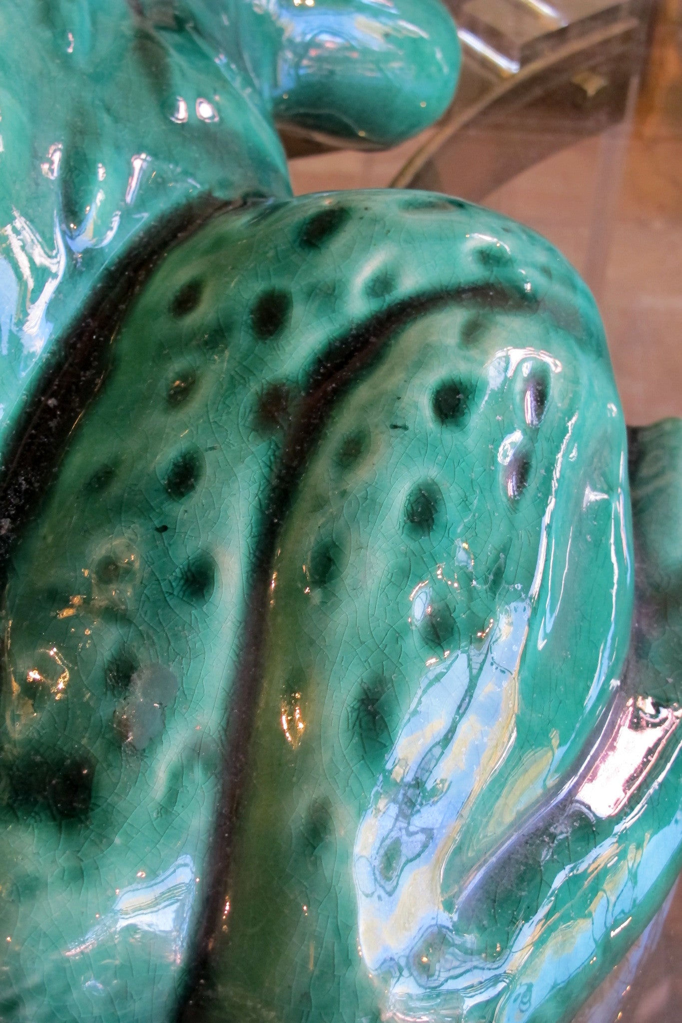 X Large Ceramic Frog Sculpture