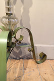 X Glass bodied floor lamp
