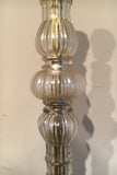 X Glass bodied floor lamp