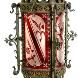 Stunning English Gothic hall lantern circa 1880.