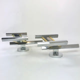 Fabulous pair of Scolari Modernist wall lights.