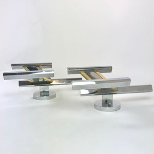 Fabulous pair of Scolari Modernist wall lights.