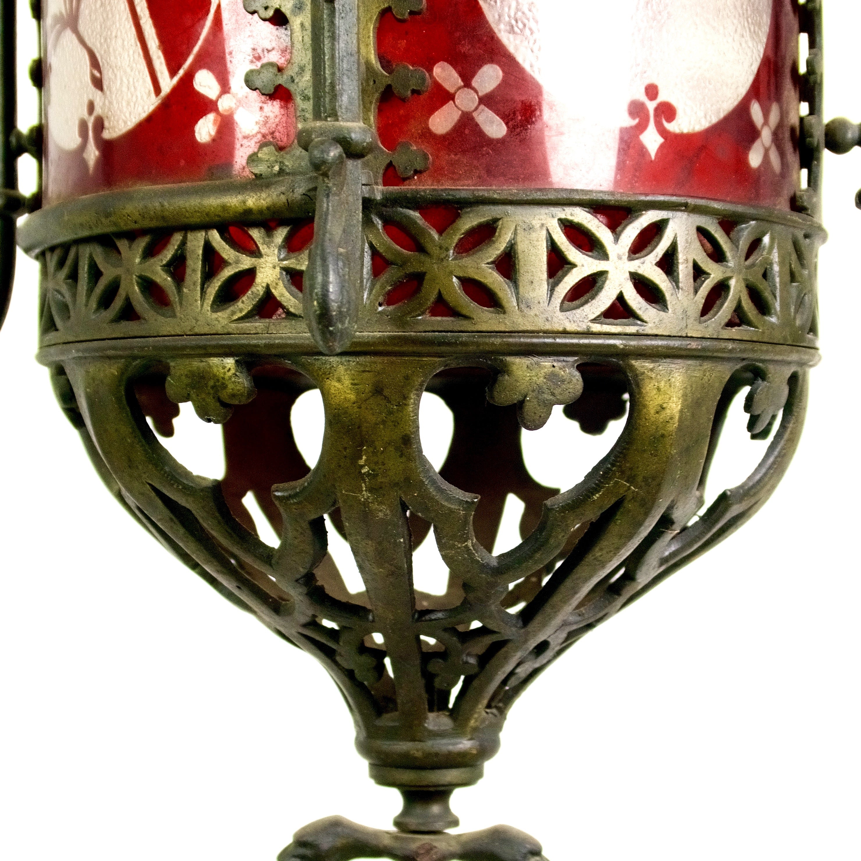 Neinkie Decorative Lantern Moroccan Lantern, Gothic Castle Hollow