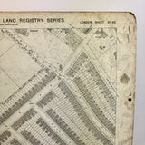 Original Land registry map of Clapham circa 1900.