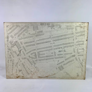 Original Land registry map of Hampstead circa 1900.